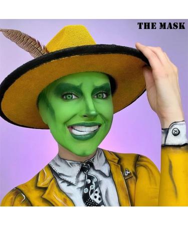 Go Ho 6 Colors Green Face Body Paint Cream Washable Formula Face Painting for Halloween Cosplay Body Paint FX Makeup Palette Professional Face Paint Green Makeup 6 Colors Green Makeup Palette - Buy Online on GoSupps.com