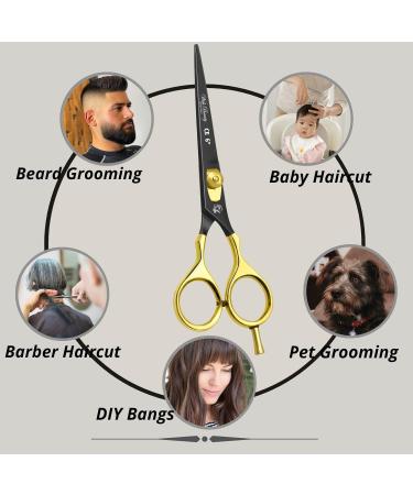 Wishbeauty 6" Professional Scissor for Hair Cutting Hair Dressing Thinning Shear Scissors UK Shears for Hair Cutting Barber Scissors for Professionals - Buy Online on GoSupps.com