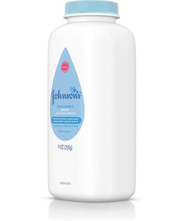 Johnson's Baby Powder with Cornstarch, Aloe & Vitamin E - Hypoallergenic 9 oz (Pack of 3) - Buy Online on GoSupps.com