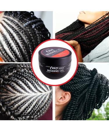 MORE Crazy Conditioning Shining Braiding Gel - Extra Extreme Hold for All Hair Types | Nourishing Argan Oil & Scalp Care | 10.1 Fl Oz - Buy Online on GoSupps.com