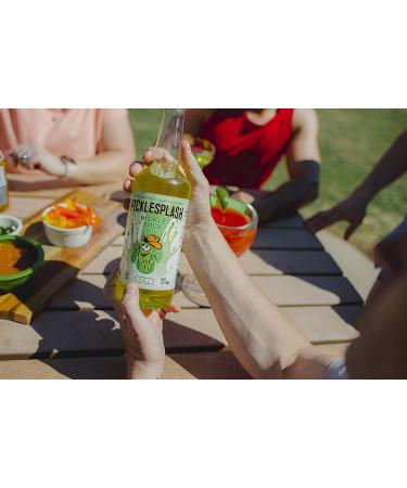 PickleSplash - Dill Pickle Beverage - Sports Hydration Drink for Leg and Muscle Cramps  Pickle Brine  Cooking  Marinade  Cocktail Mixer - 32 oz. Per Bottle (4 Pack) 32 Fl Oz (Pack of 4) - Buy Online on GoSupps.com