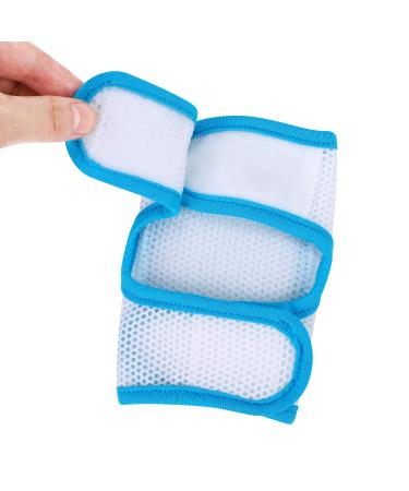 Haozaikeji Baby Knee Pads - Anti-Slip Crawling Knee Protection | Cushioned Breathable Mesh Knee Covers for Infant Toddler - Blue Monkey - Buy Online on GoSupps.com