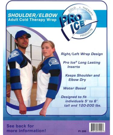 Pro Ice Adult Shoulder and Upper Arm Ice Wrap - Pain Relief for Rotator Cuff, Upper Arm, and Elbow - Buy Online on GoSupps.com