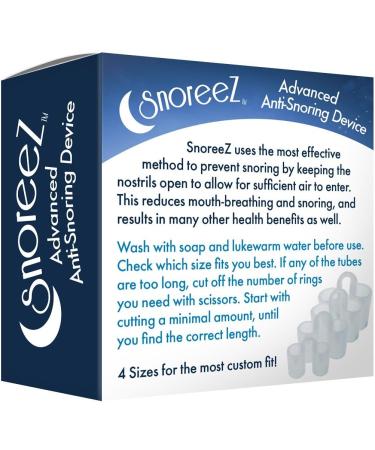 SnoreeZ(TM) Anti-Snore Premium Nose Vent - Stop Snoring Naturally with this Effective Device - Set of 4 - Buy Online on GoSupps.com