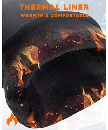 Tmani Winter Gloves - Touchscreen Thermal Thin Liner Running Gloves for Men & Women - Anti-Slip, Lightweight & Warm - Ideal for Skiing, Gardening, Driving - TM02-BLACK Large - Buy Online on GoSupps.com