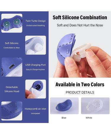 Adjustable Electric Snoring Stopper - Reusable Nasal Dilator for Deep Sleep - White (60 x 25.2 x 39mm) - Buy Online on GoSupps.com