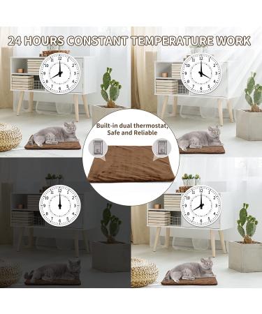 NAMOTEK Pet Heating Pad - Safe Electric Warming Pad for Dogs & Cats | Auto Constant Temperature | 15.7 x 12 - Buy Online on GoSupps.com