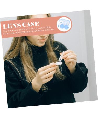 Solustrie Cartoon Pupils Contact Lenses - 4 Boxes with Storage Case | Travel-Friendly Lens Holder - 6.5x4.5x2.5cm - Buy Online on GoSupps.com