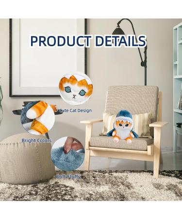 Cute Shark Cat Plush Doll - Soft Stuffed Animal Perfect Pillow for Fans' Birthday Gifts - Buy Online on GoSupps.com