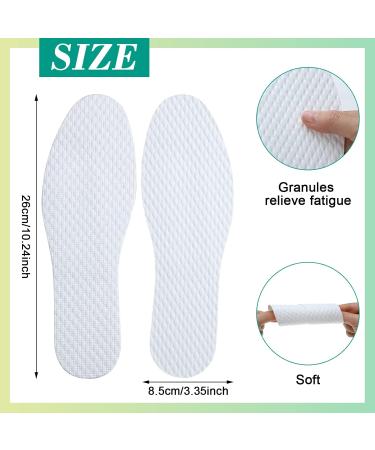 Janmercy 100 Pairs Disposable Shoe Liners - Breathable Sweat-Absorbing Insoles for Men & Women | Foot Odor Eliminator for Boots & Sneakers - Buy Online on GoSupps.com