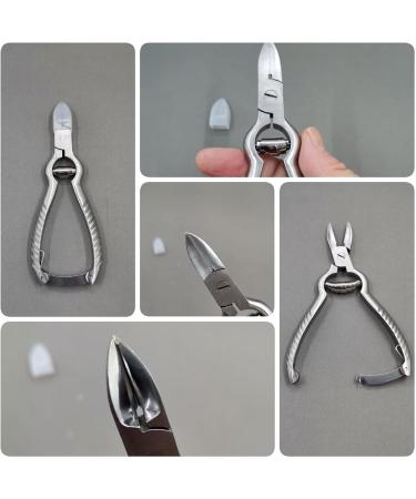Nail Clipper Stainless Steel Nail Clippers Cuticle Scissors Pliers Professional Nail Toe Nail Cuticle Pliers Trim Manicure Care Tool - Buy Online on GoSupps.com