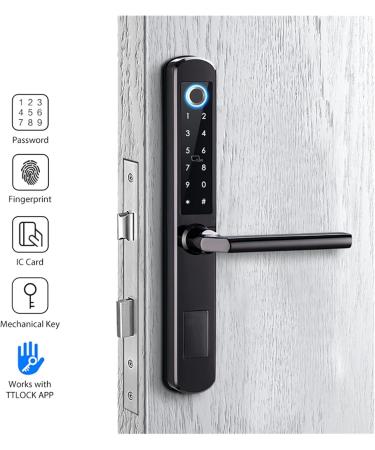 Fingerprint Dou Two Side Waterproof IP55 Outdoor Smart Door Lock SUS Material for Slim Aluminum Swing Door (Color : Passcode-01 Size : 240 270 2885 Sliding) (Passcode 01) Passcode 1 - Buy Online on GoSupps.com