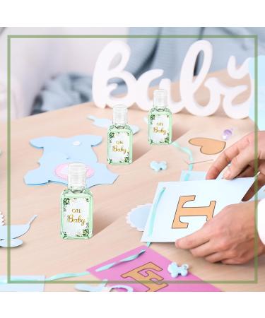 Sage Green Baby Shower Favors - 50 Sets Travel Size Hand Sanitizer with Gift Bags & Thank You Tags - Oh Baby Party Favors - Buy Online on GoSupps.com