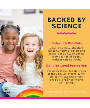 Stay-Well Naturals Natural Zeolite Heavy Metal Detox Kids Chewable Gummy Micronized Zeolite Total Body Metal Cleanse Toxin Cleanse Non-GMO 60 Mixed Berry Gummies - Buy Online on GoSupps.com