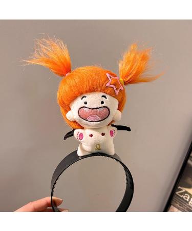 Doll Headband - Plush Constellation Doll Hairband | Portable Doll Hair Headbands Hair Ornament Plush Doll Headdress for Children Kids Leo - Buy Online on GoSupps.com