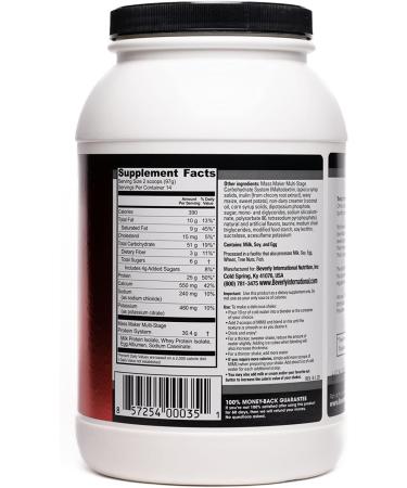 Beverly International Mass Maker Ultra Vanilla - 14 Servings 3lb | Build Lean Mass with Milk & Whey Protein Isolate | MCT Oil & Clean Carbs - Buy Online on GoSupps.com