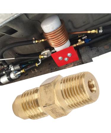 Brass Straight Fuel Hose Adapter | 3 Male to 1/8 NPT Connector | Premium Car Accessories - International Shipping Available - Buy Online on GoSupps.com