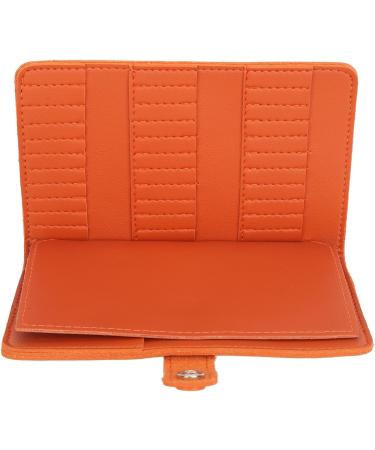 Nail Tips Storage Container Bag Portable PU Zipper Multipurpose Nail Drill Bits Organizer Bag for Salon (Orange) - Buy Online on GoSupps.com