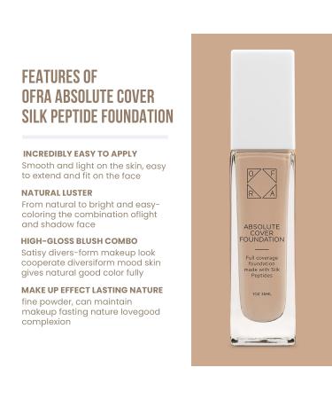 Absolute Cover Foundation #2.25 - Flawless Finish Long-Lasting Coverage | International Shipping Available - Buy Online on GoSupps.com