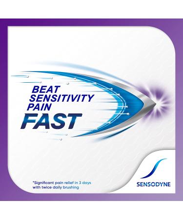Sensodyne Rapid Relief Sensitive Toothpaste Extra Fresh 3.4oz (Pack of 3) - Fast Acting Relief - Buy Online on GoSupps.com