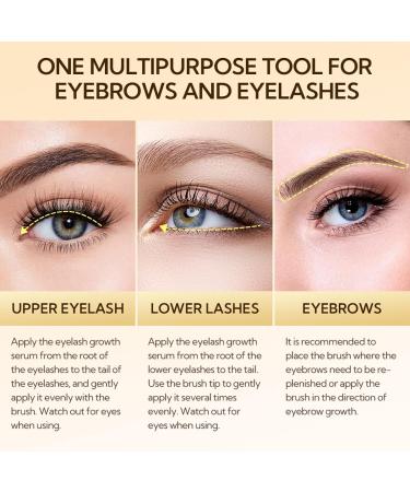 LANBENA Eyelash Growth Serum | Advanced Eyelash & Eyebrow Treatment | 100% Hypoallergenic 0.14 Fl. Oz - Buy Online on GoSupps.com