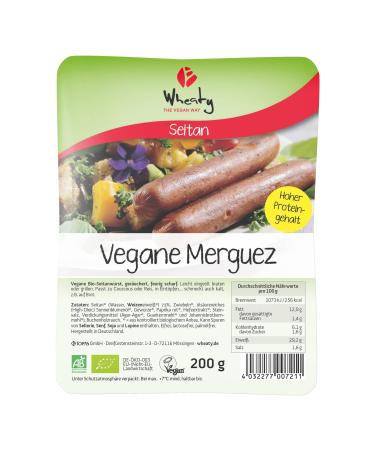 Wheaty Bio Vegane Merguez (6 x 200 gr)