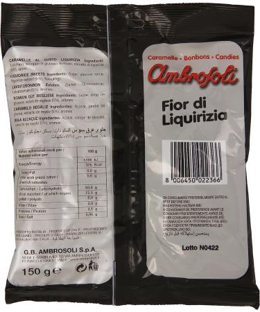  Italian Gourmet E.R. Ambrosoli Liquorice Sweets 150g + Italian Gourmet Pulp 400g Pack of 12 - Buy Online on GoSupps.com