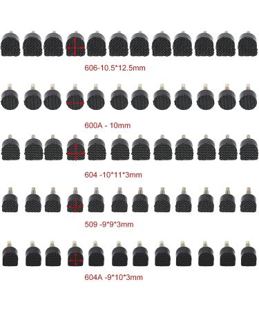 Yosoo High Heel Replacement Tips - 60PCS/30 Pairs - Stiletto Repair Caps in 5 Different Sizes - Buy Online on GoSupps.com