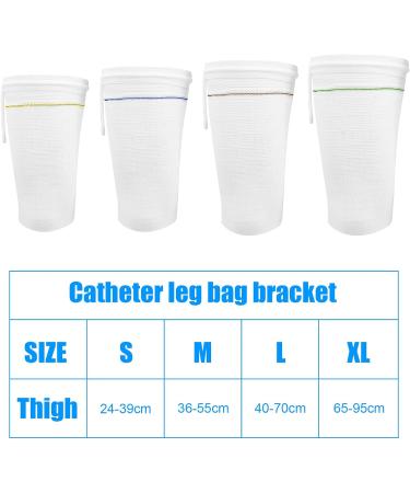 Catheter Leg Bag Holder Sleeve with Adjustable Strap for Urinary Incontinence - Small Size - Buy Online on GoSupps.com