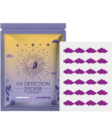 Geteawily UV Detection Patches | Sunscreen Reminder Stickers Sunscreen Stickers Sunblock Patches Know When to Re-Apply Sunscreen Sun Patch for Sunscreen clouds - Buy Online on GoSupps.com
