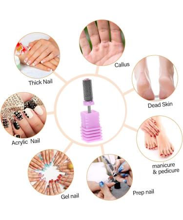 FRCOLOR Nail Drill Bits Manicure Nail Bits Safety Bits for Nail Drill Carbide Drill Bits for Nails Cuticle Nail Drill Bit Acrylic Drill Bits Nail Supplies Electric Tungsten Steel 0.6x0.6x4.2cm As Shown1 - Buy Online on GoSupps.com
