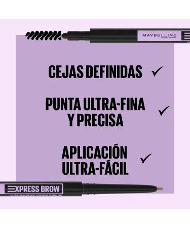 Maybelline Express Brow Ultra Slim Defining Eyebrow Pencil 07 Black - 1 Count - Buy Online on GoSupps.com