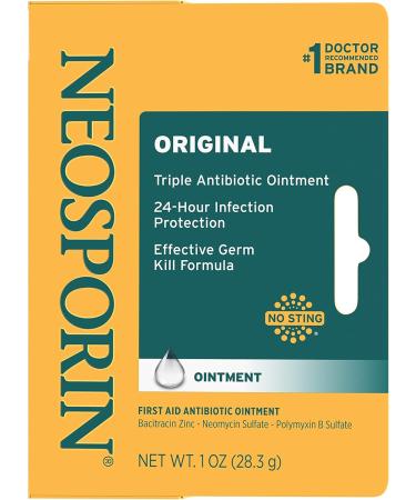 Neosporin Original First Aid Antibiotic Ointment - Wound Care Infection Protection & Scar Minimizer 1 oz for Minor Cuts Scrapes & Burns - Buy Online on GoSupps.com