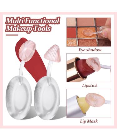 ATOMUS 4pcs Silicone Lip Brush Set - Portable & Reusable Mini Lip Applicator for Lipstick Lip Balm & Lip Mask - International Shipping Available - Buy Online on GoSupps.com