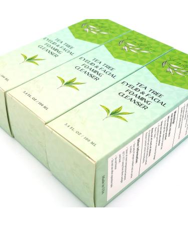 Twig & Olive Tea Tree and Green Tea Foaming Cleanser - Fast Acting, Non-Irritating, Vegan Formula for Makeup Removal and Deep Cleansing - Buy Online on GoSupps.com