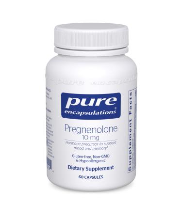 Pure Encapsulations Pregnenolone 10 mg -  60 Capsules