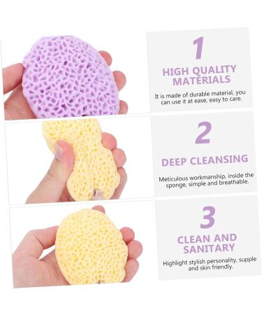 Buy Minkissy 6 Pcs Kids Bath Ball & Spa Scrub Brush Sponges Mesh & Honeycomb Bath Loofah for Gentle Cleaning | Hydrophilic Polyurethane Ideal for Baby - Buy Online on GoSupps.com