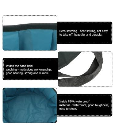 Lurrose Foldable Foot Spa Bucket | Portable Foot Bath for Relaxation & Travel | Heated Nylon Spa Pool - Buy Online on GoSupps.com