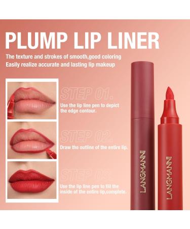 LANGMANNI Lip Stain - Moisturizing Waterproof Long-Lasting & Smudge Proof | International Shipping Available - Buy Online on GoSupps.com