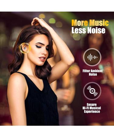 High Fidelity Concert Ear Plugs - Noise Reduction for Music Festivals Musicians & More | 20 dB Hearing Protection - Buy Online on GoSupps.com