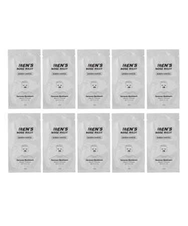 10pcs Bamboo Charcoal Blackhead Removal Patches - Shrink Pores & Eliminate Blackheads for Men - Buy Online on GoSupps.com