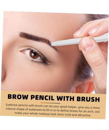 HAPINARY 2pcs Eyebrow Pencil Brown Waterproof Brow Pencil Eyebrow Makeup Pen Brow Pen Brush - Buy Online on GoSupps.com