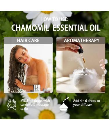 Chamomile Essential Oil 4 Fl Oz and Blueberry Essential Oil 4 Fl Oz - ZODION Chamomile & Blueberry Oil for Diffuser Aromatherapy Home Fragrance Skin & Hair Care DIY Candle & Soap Making Yoga - Buy Online on GoSupps.com