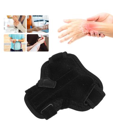 Buy Thumb Wrist Brace & Finger Wraps - Comfortable Adjustable Reduces Swelling (Black) - Ambidextrous Design with Aluminum Support - Buy Online on GoSupps.com
