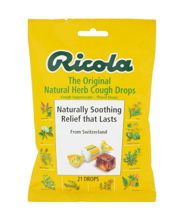 Ricola Original Herb Cough & Throat Drops 21 ct - Buy Online on GoSupps.com