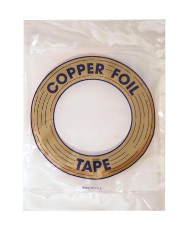 Zehhe Copper Foil Tape with Double-Sided Conductive - EMI Shielding,Stained  Glass,Soldering,Electrical Repairs,Paper Circuits,Grounding (1/4inch)