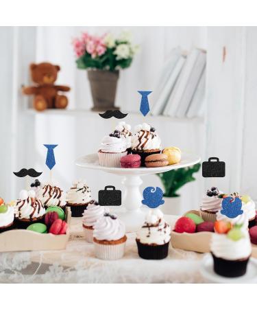 Helewilk 24 Pcs Boss Baby Cupcake Toppers Kids Boys Birthday Baby Shower Party Dessert Toothpicks Welcome Baby Boy 1st Birthday Party Decoration Food Sticks Cupcake Toppers - Buy Online on GoSupps.com