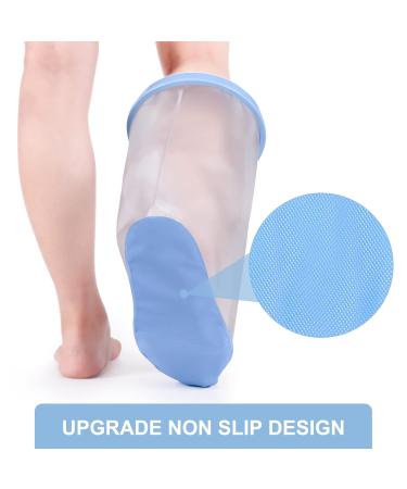 Fasola Shower Foot Cover - Non-Slip Waterproof Ankle Cast Protector for Toe Ankle | Reusable Inflatable Cast Bag for Dry Foot | Non-Slip Bottom - Buy Online on GoSupps.com