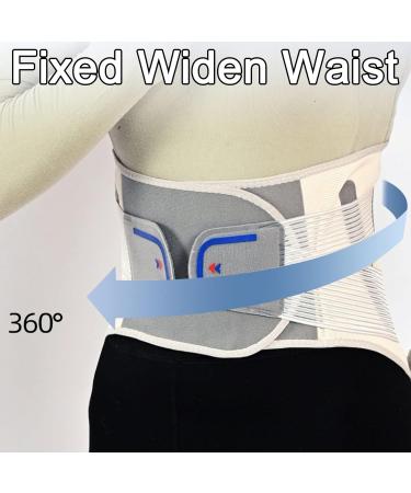 ZWEBY Medical Back Support Belt - Adjustable Therapeutic Back Support with 4 Support Bars for Sciatica Pain Relief | Breathable Design for Comfort - Buy Online on GoSupps.com