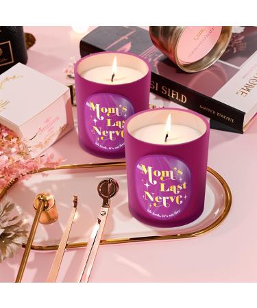 Unique Scented Candles Gift for Mom | 100% Natural Soy Aromatherapy | Funny Birthday Gift Ideas from Daughter & Son | 10 Oz Jar Candle - Buy Online on GoSupps.com